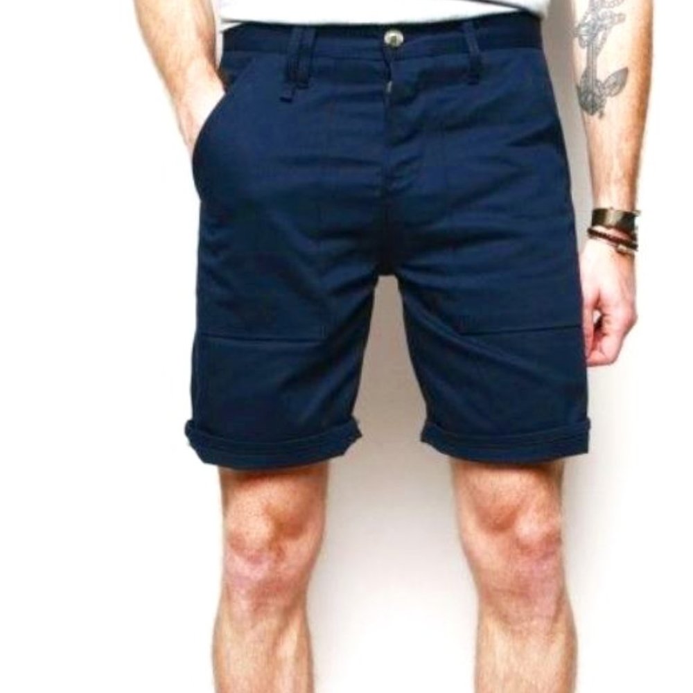 Rogue Territory Safari Shorts - Navy